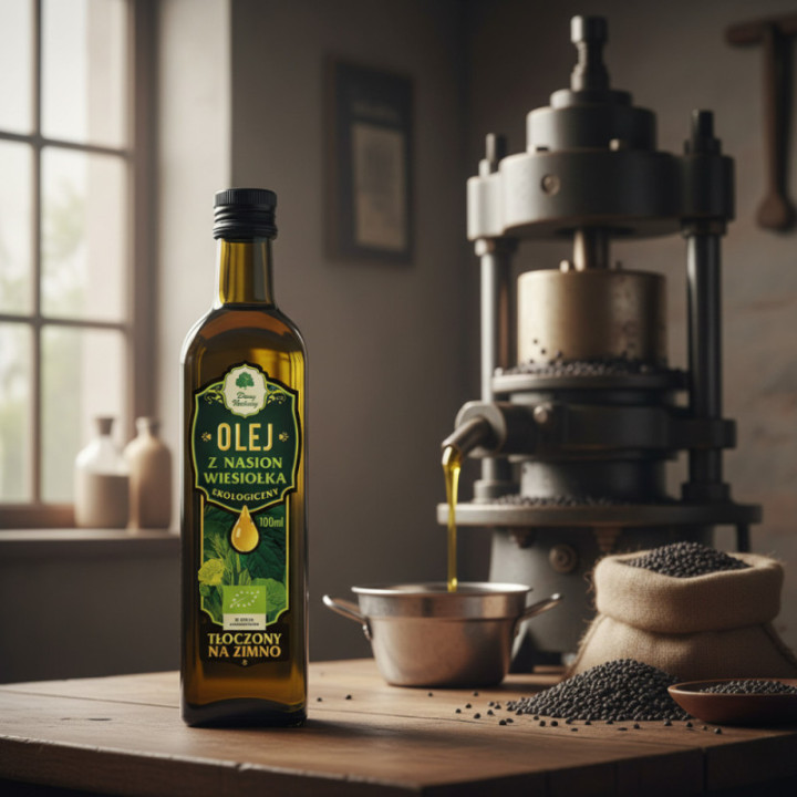 Olej z Wiesiołka BIO 100 ml – Tłoczony na zimno, EKO | Zdrowy wybór