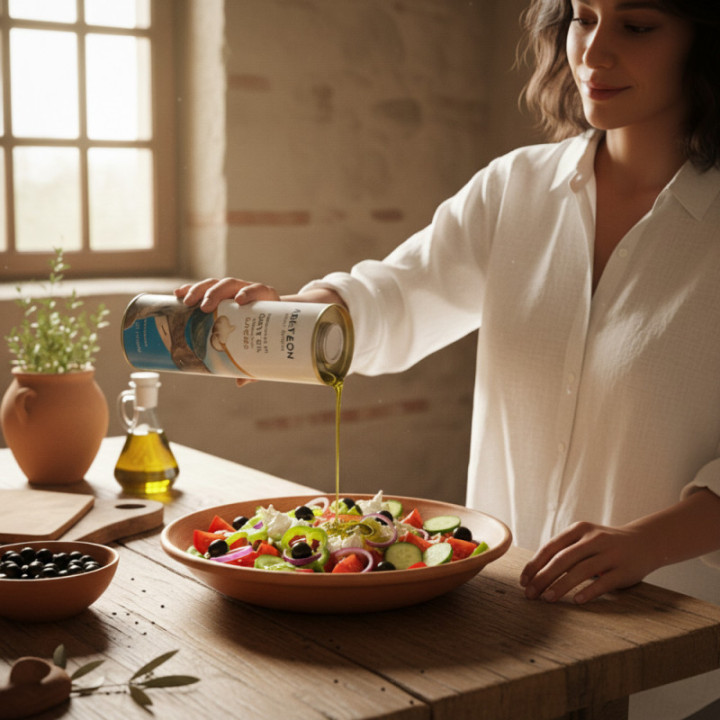 Oliwa z oliwek z dodatkiem czosnku 500 ml ARISTEON