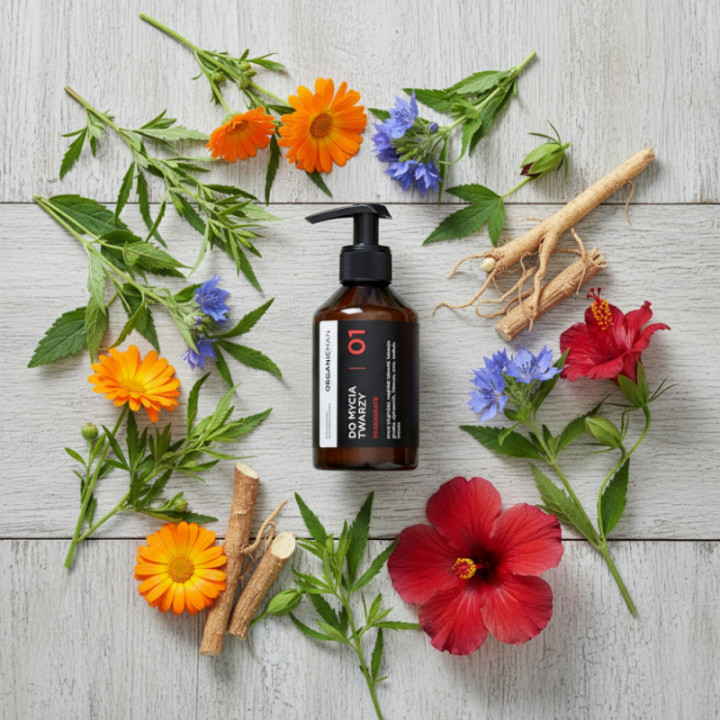 Balsam do mycia twarzy regenerujący dla mężczyzn Organic Man 250 g