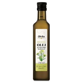 Olej z lnianki (rydzowy) zimnotłoczony 250 ml - OLVITA