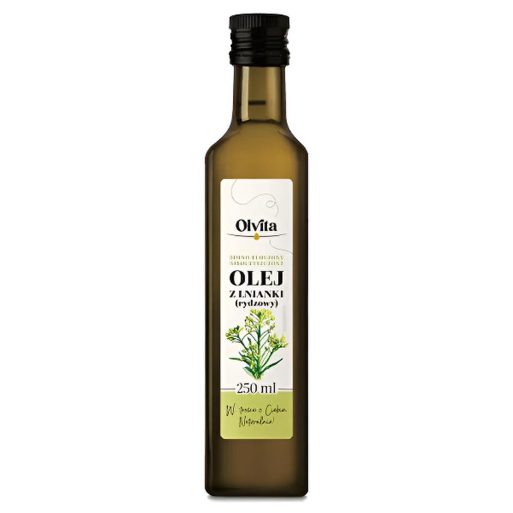 Olej z lnianki (rydzowy) zimnotłoczony 250 ml - OLVITA
