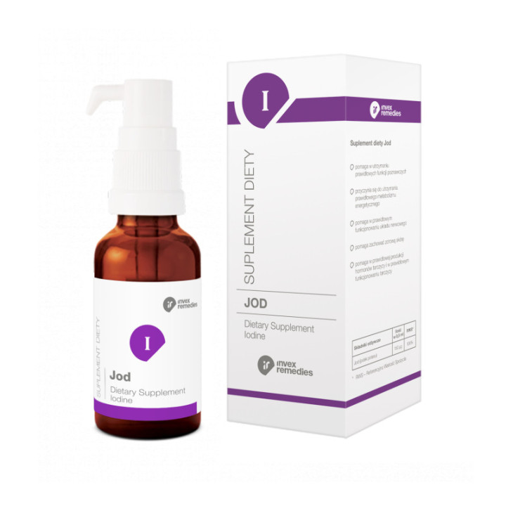 Jod krople 30 ml suplement diety - Invex Remedies