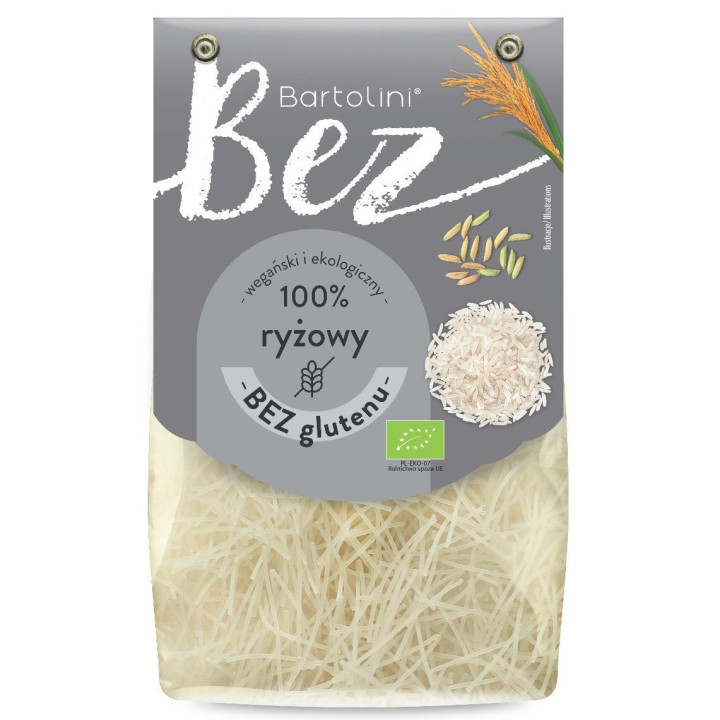 Makaron Ryżowy Krajanka Bezglutenowy BIO 250 g – Bartolini