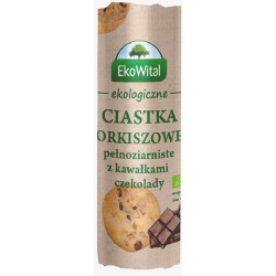 Ciastka orkiszowe pełnoziarniste z kawałkami czekolady BIO 250 g - EkoWital