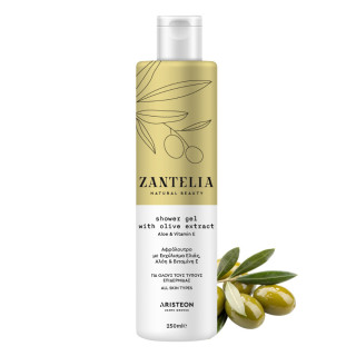 ZANTELIA Żel pod prysznic z oliwą i aloesem – nawilżający, 250 ml