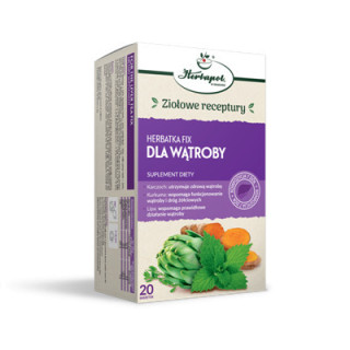 Herbata dla wątroby fix 20x2g HERBAPOL KRAKÓW 40 g