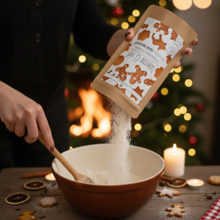 Mieszanka do wypieku bezglutenowych ciastek korzennych Pięć Przemian 600 g