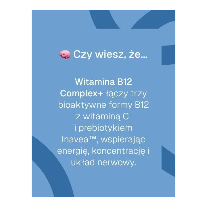 Witamina B12 Complex+ 60 kapsułek, suplement diety - Biowen