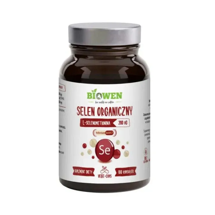 Selen organiczny 100 kapsułek, suplement diety - Biowen