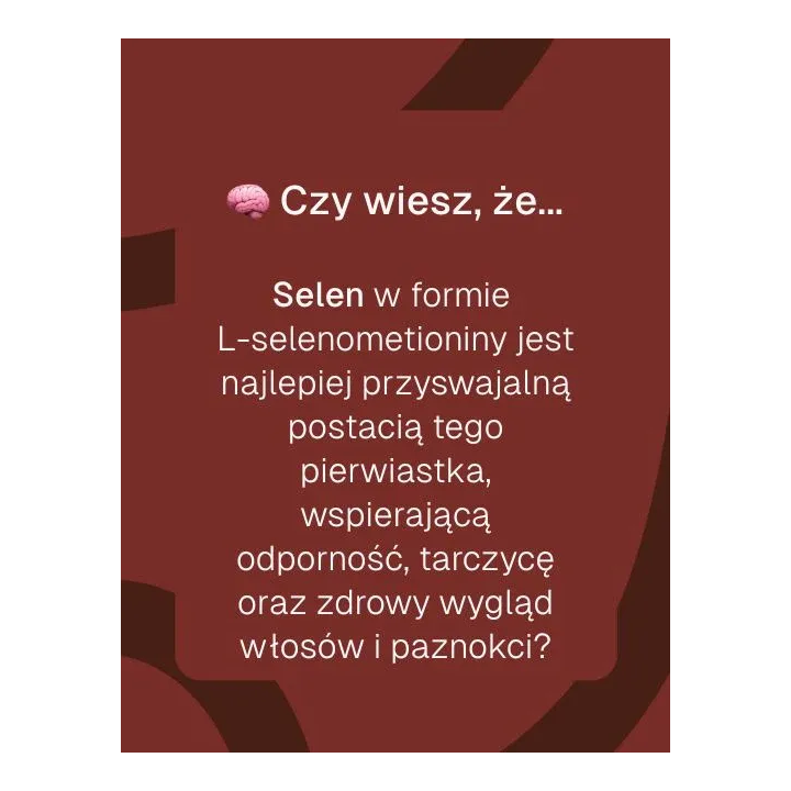 Selen organiczny 100 kapsułek, suplement diety - Biowen