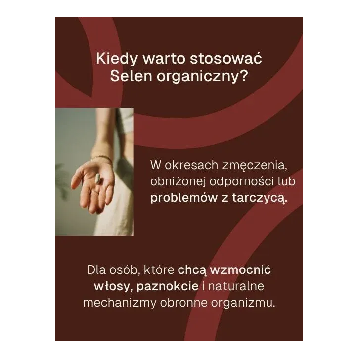 Selen organiczny 100 kapsułek, suplement diety - Biowen