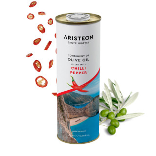 Oliwa z oliwek z dodatkiem chilli 500 ml ARISTEON z Grecji Zakynthos