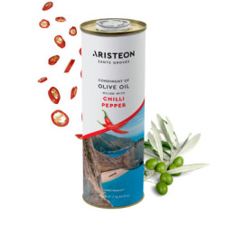 Oliwa z oliwek z dodatkiem chilli 500 ml ARISTEON z Grecji Zakynthos