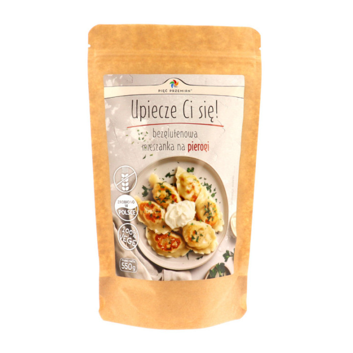 Mieszanka na pierogi bezglutenowe 550 g | Elastyczne ciasto bez glutenu
