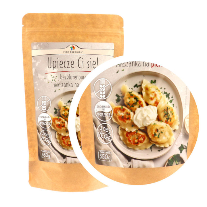 Mieszanka na pierogi bezglutenowe 550 g | Elastyczne ciasto bez glutenu