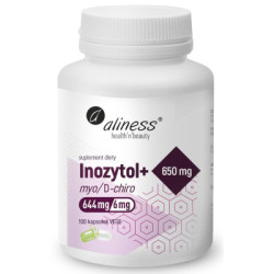 Inozytol 100 kapsułek wegańskich suplement diety - Aliness