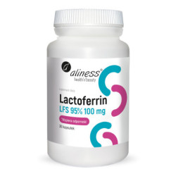 Lactoferrin LFS 95% z witaminą C 100 mg x 30 kapsułek suplement diety - Aliness