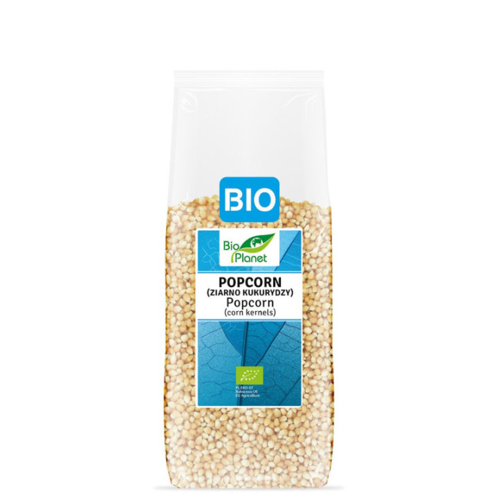 BIO Popcorn (ekologiczne ziarna kukurydzy) 400 g BIO Planet