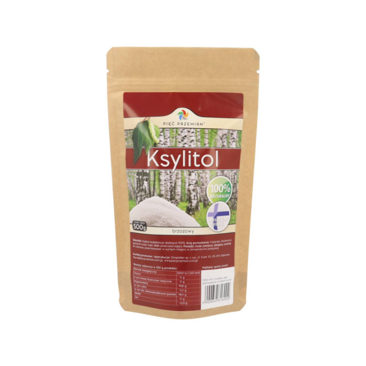 Ksylitol Pięć Przemian z Finlandii 500 g