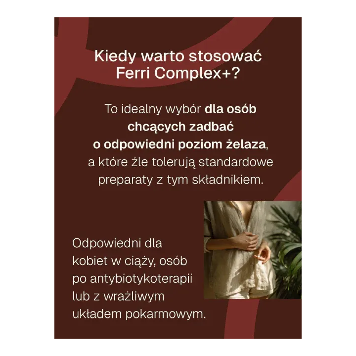 Żelazo Ferri Complex+ suplement diety, 60 kapsułek - Biowen