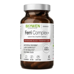Żelazo Ferri Complex+ suplement diety, 60 kapsułek - Biowen