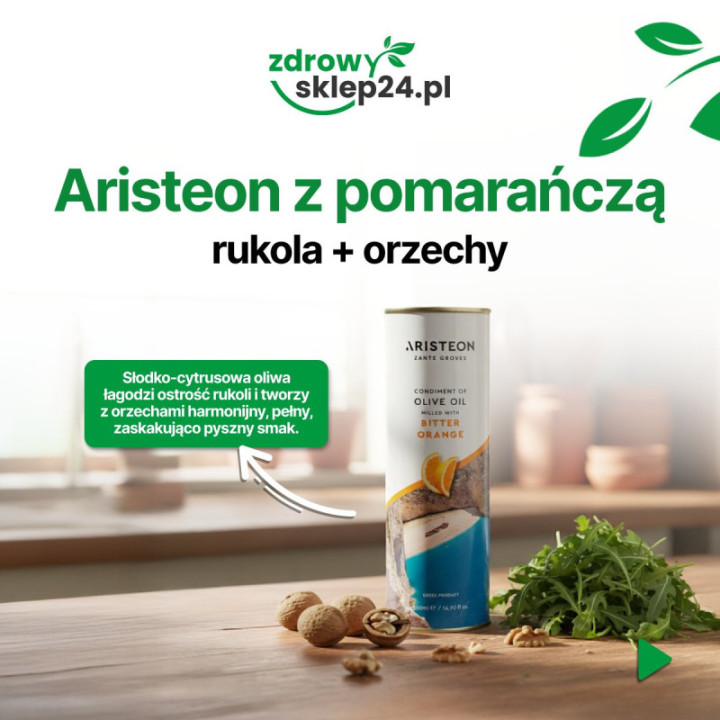 Oliwa z oliwek  z dodatkiem gorzkiej pomarańczy 250 ml ARISTEON