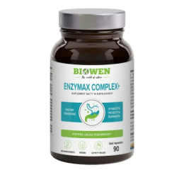 EnzyMax Complex + Biowen enzymy trawienne suplement diety – 90 kapsułek