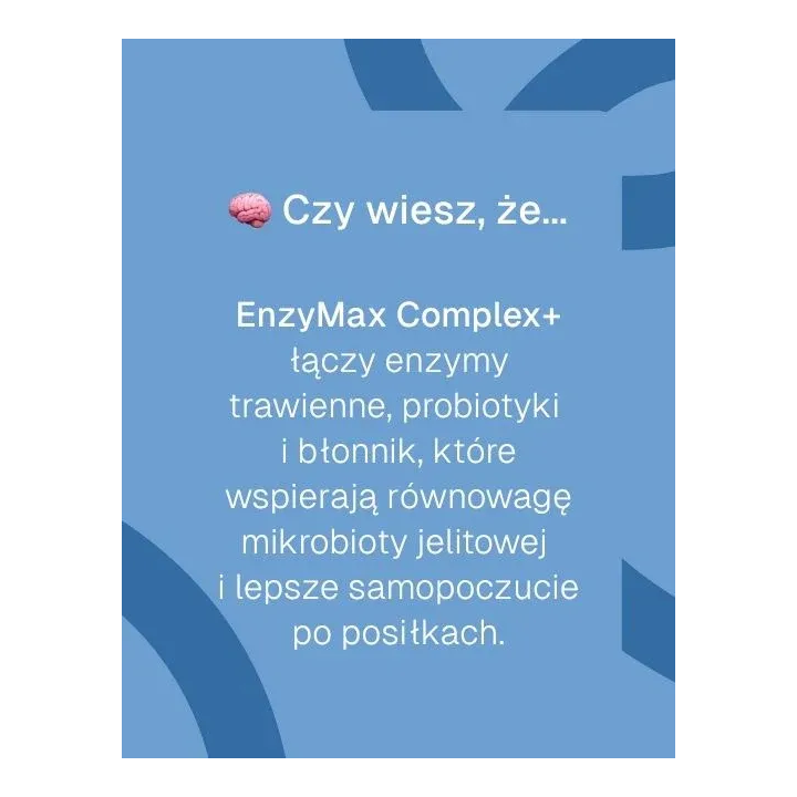 EnzyMax Complex + Biowen enzymy trawienne suplement diety – 90 kapsułek