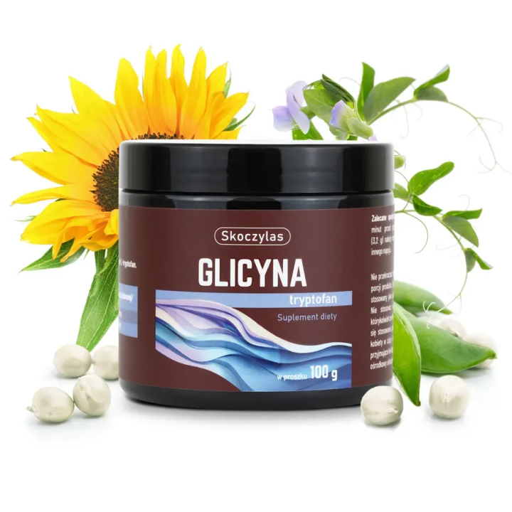 Glicyna + Tryptofan suplement diety 100 g - Skoczylas