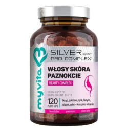 SILVER Włosy, skóra, paznokcie  Beauty Complex suplement diety120 kapsułek - MyVita