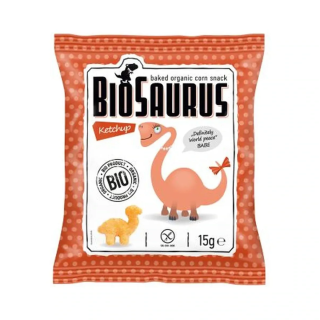 Chrupki bezglutenowe ketchupowe BIO Saurus 15 g