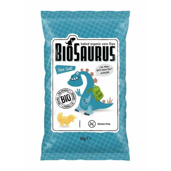 Chrupki kukurydziane Dinozaury BIO 50 g | Bezglutenowe