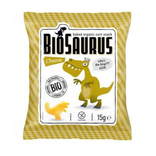 Chrupki bezglutenowe serowe BIO Saurus 15 g