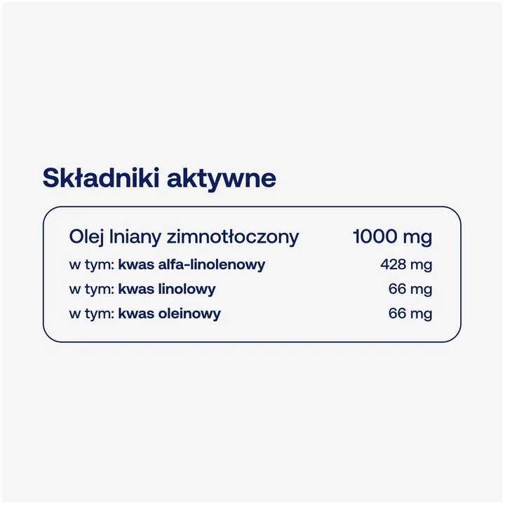 OLICAPS Omega 3-6-9 60 kaps. – Olej lniany ALA LA