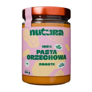 Pasta orzechowa kremowa bez cukru i bez soli 470 g - Nutura