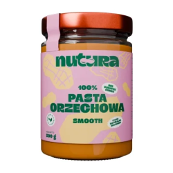Pasta orzechowa kremowa bez cukru i bez soli 470 g - Nutura