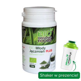 BIO Młody Jęczmień PLUS – 5 Ekologicznych Superfoods dla Zdrowia