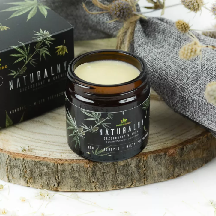 Naturalny dezodorant z CBD i miętą HempKing bez aluminium