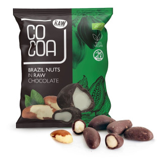 Orzechy brazylijskie w surowej czekoladzie BIO 70 g COCOA