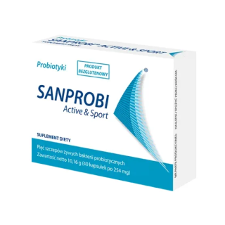SANPROBI® Active & Sport – probiotyk dla aktywnych