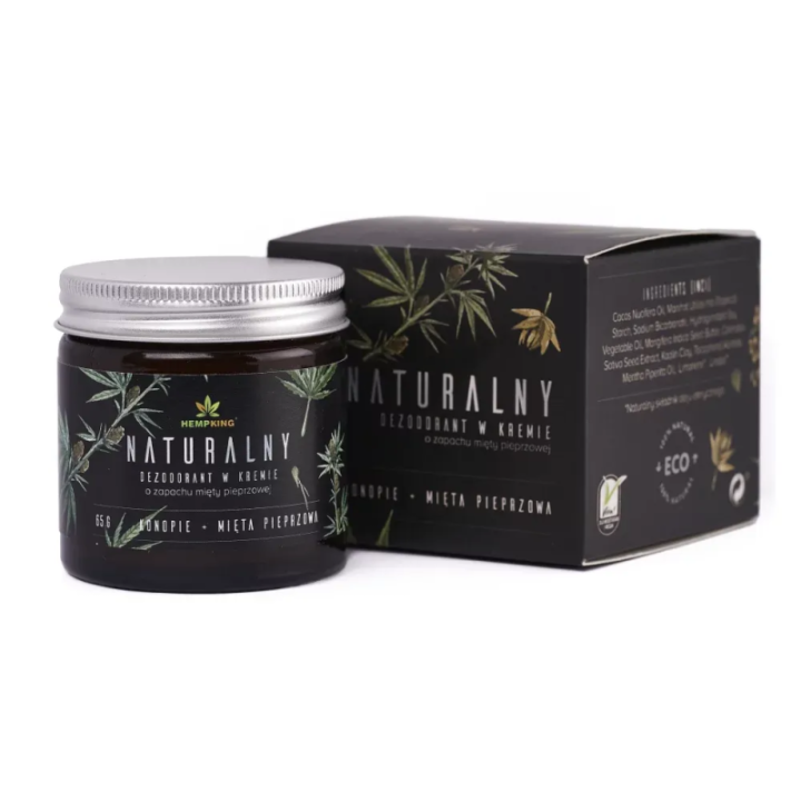 Naturalny dezodorant z CBD i miętą HempKing bez aluminium