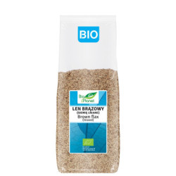 Len brązowy ( siemię lniane) BIO 1 kg - Bio Planet