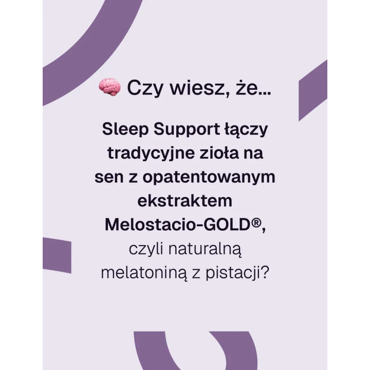 Sleep Support Biowen 60 kapsułek suplement na lepszy sen