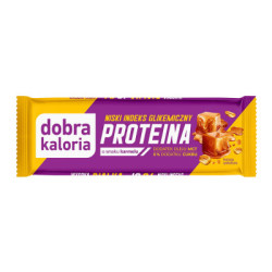 Baton proteinowy o smaku karmelu z MCT DOBRA KALORIA 45g