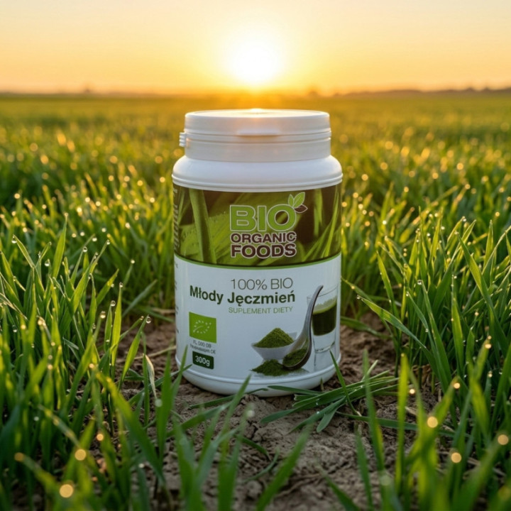 BIO Młody Jęczmień – Naturalne Wsparcie Zdrowia + Oliwa GRATIS!