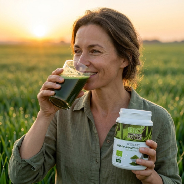 BIO Młody Jęczmień – Naturalne Wsparcie Zdrowia + Oliwa GRATIS!