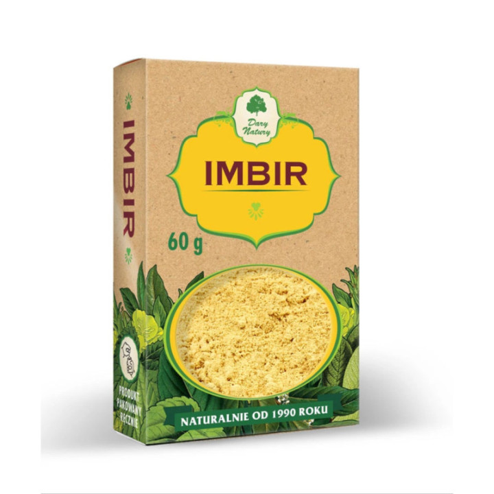 Imbir Dary Natury przyprawa bez chemii 60 g