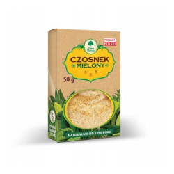 Czosnek MIELONY Dary Natury przyprawa bez chemii 50 g
