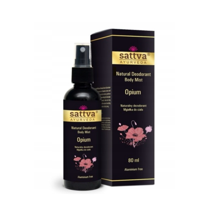 Naturalny Dezodorant Sattva Opium 80ml - Bez Soli Aluminium