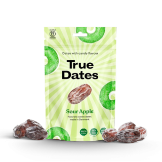 True Dates Sour Apple 100g | Zdrowe daktyle kwaśne jabłko
